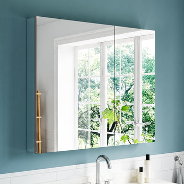 Medicine Cabinet Mirror 36" x 30", Recessed & Surface Mount