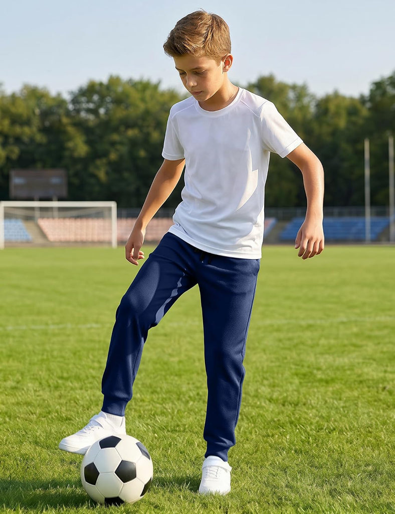 Boys Mesh Athletic Pants Joggers Quick Dry Kids Running Pants