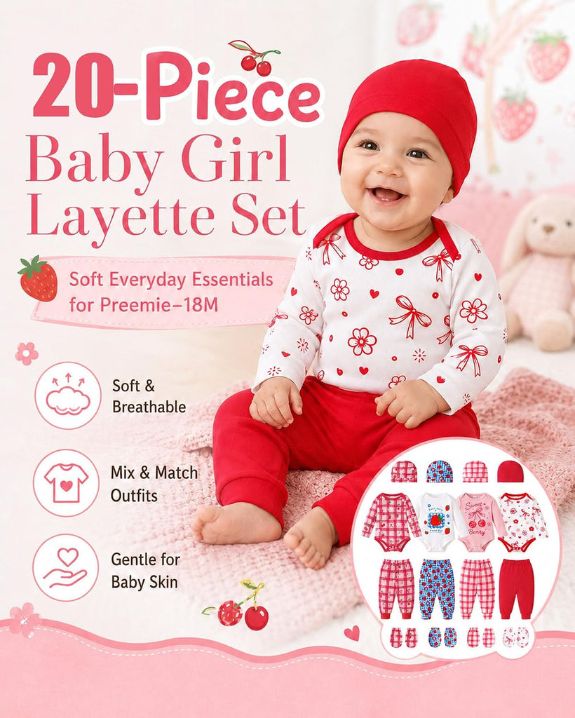 Boy Girl Clothes Preemie Newborn Must Have Infant Essentials Outfits 20 Piece Clothing