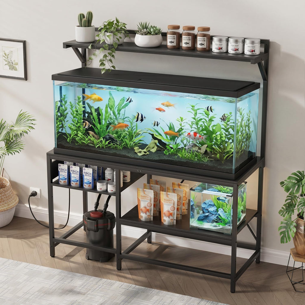 55&75 Gallon Fish Tank Stand for Standard & Breeder Tanks