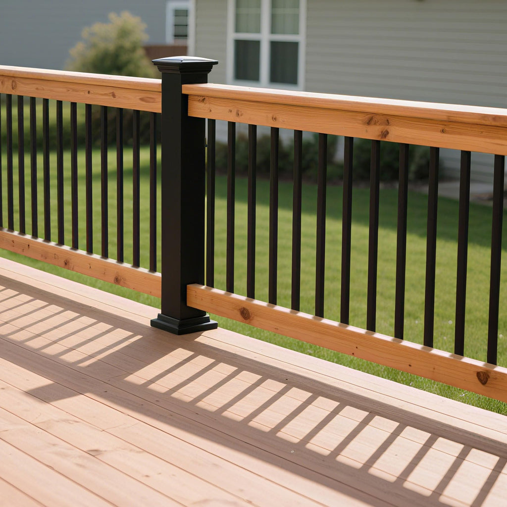 50 Pack 36" Metal Deck Balusters for Deck, Porch and Stair Railings