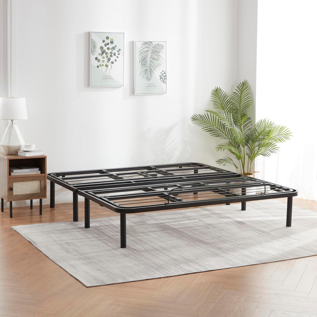 Basic Adjustable Bed Base, Queen Bed Frame, Motorized Head and Foot Incline, Adjustable Bed Frame, Wireless Remote