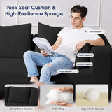 107'' Modular Sectional Sofa, L Shaped Cloud Couch for Living Room