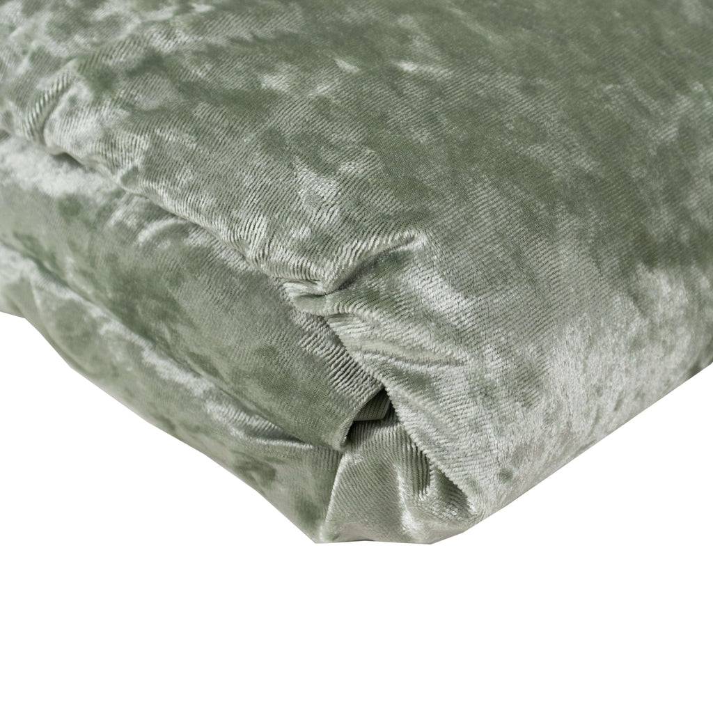Sage Green Crushed Velvet Fabric Bolt, DIY Craft Fabric Roll - 65" x5 Yards