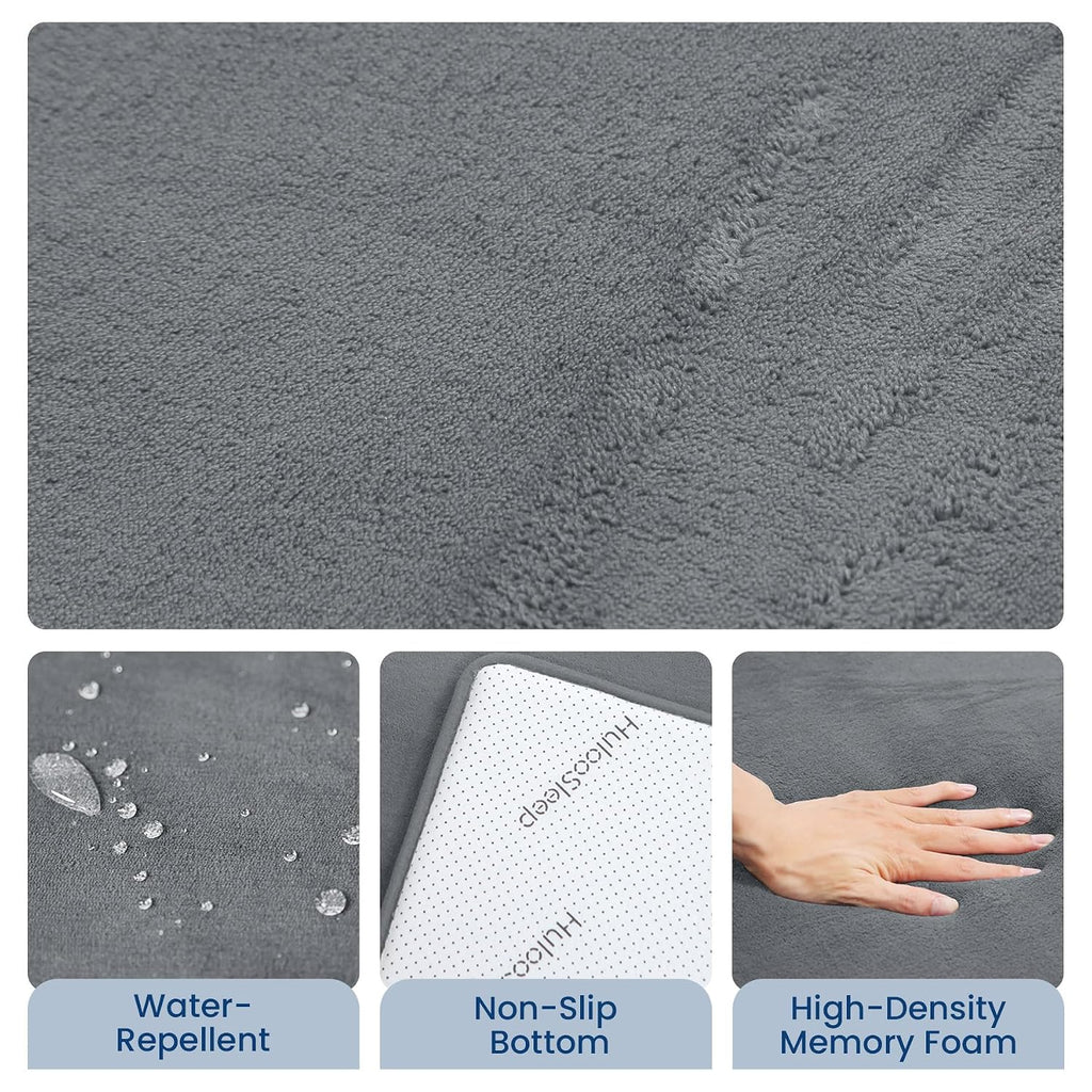 Play Mat for Floor,1.3" Thick Elasti-Foam 50"×50" Playpen Mat for Tummy Time,Non-Toxic Certified Water Repellent Soft