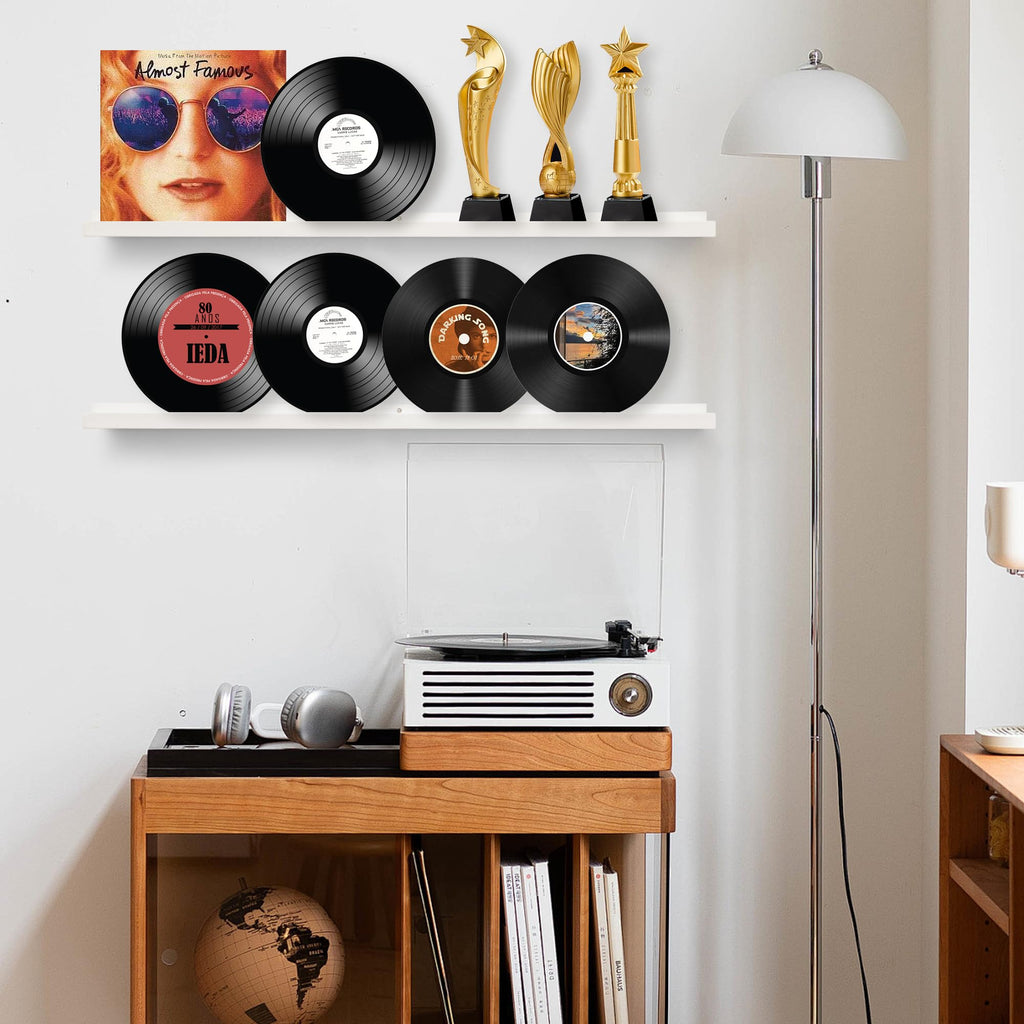 Picture Ledge Shelf Narrow, Floating Shelves for Wall, Photo Shelves With Lip