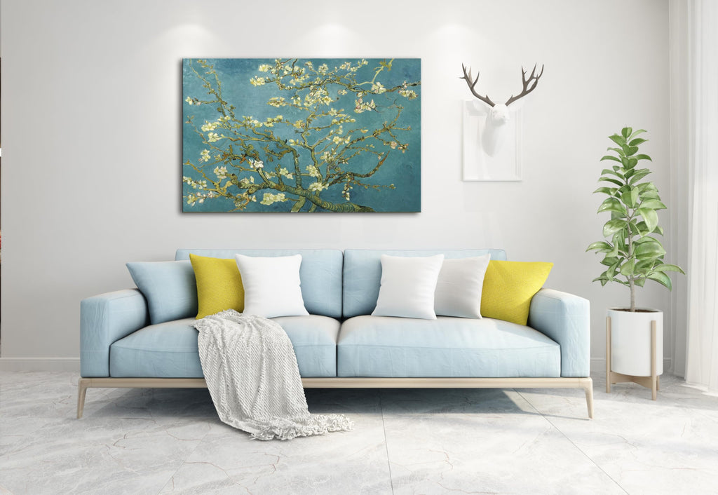 Almond Blossom by Vincent Van Gogh Canvas Wall Art Large Modern Floral Painting Print Decor Famous Flowers Artwork