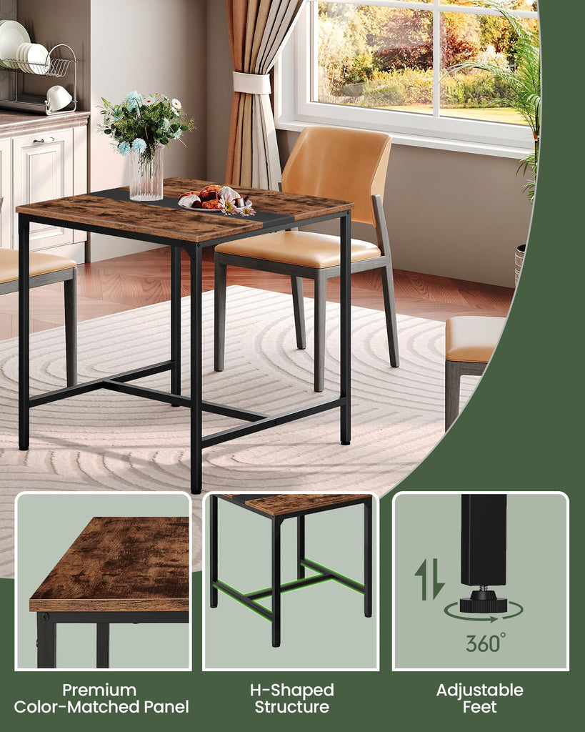 Square Kitchen Dining Table, 29.5'' Dining Table, Small Dining Tables, Writing Desk, Coffee Tables, for Restaurant
