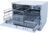 SD-2224DSB: Countertop Dishwasher with Delay Start & LED - Silver
