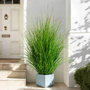 Big Artificial Cattail Reed Grass realistic floor plants large faux plastic plantas synthetic pampas grass fake grass