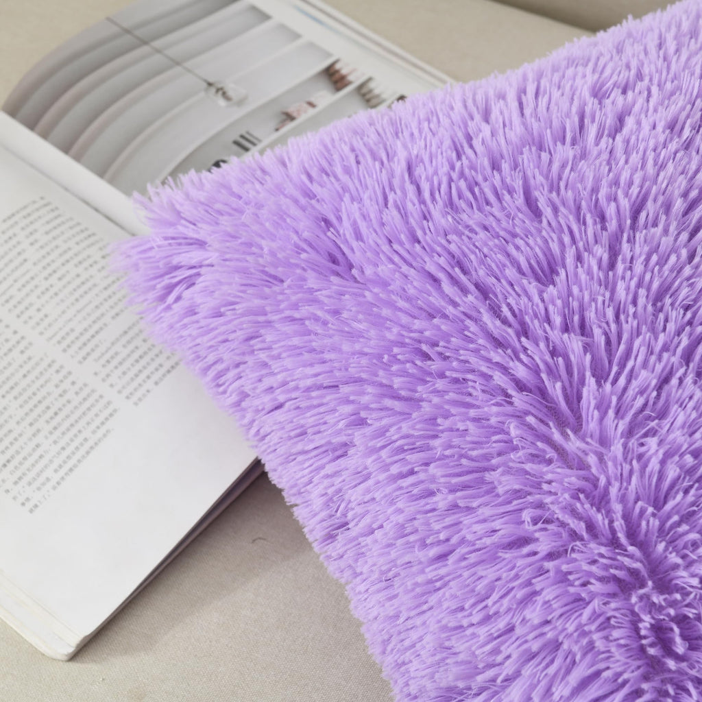 Faux Fur Throw Pillow Covers for Couch Decorative Pillows 20x20 Inch