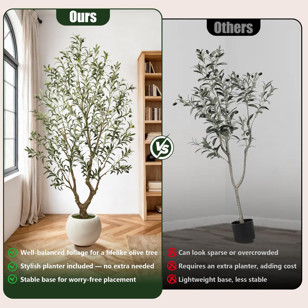 Olive Trees Artificial Indoor: 96% Lifelike - Looks Real Up Close