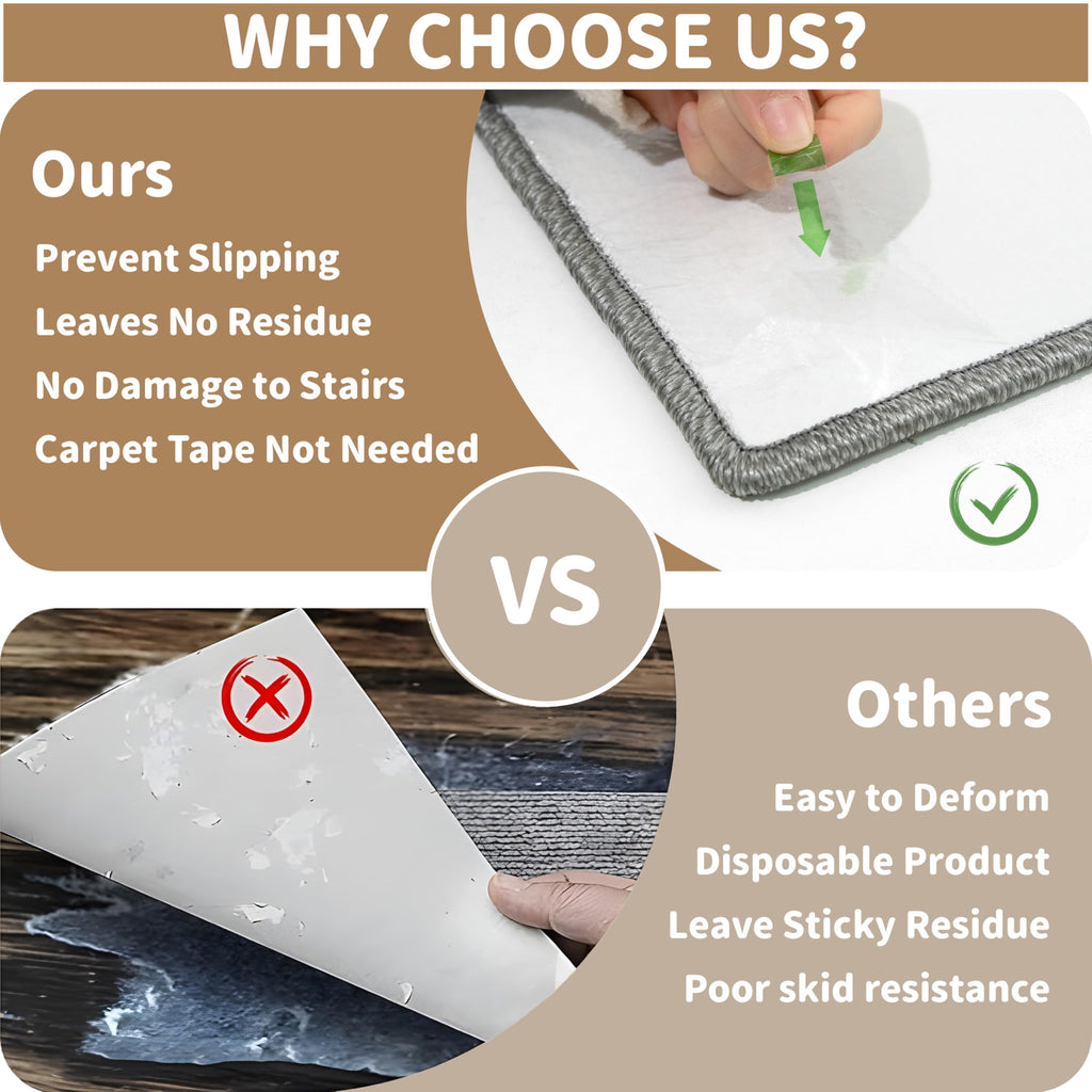 Bullnose Carpet, for Wooden Steps, 2pcs