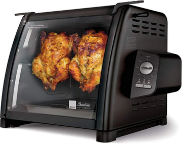 Modern Rotisserie Oven, Large Capacity (12lbs) Countertop Oven, Multi-Purpose Basket for Versatile C