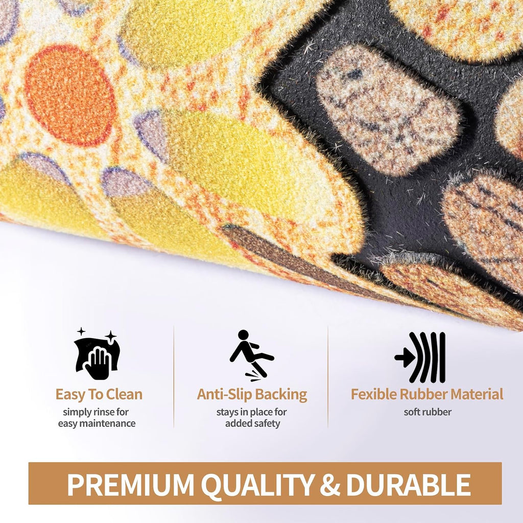 Welcome Mat Non Slip Rubber Back 24x36 Welcome Mats for Front Door | Large, Heavy Duty, Absorbs Moisture and Dirt
