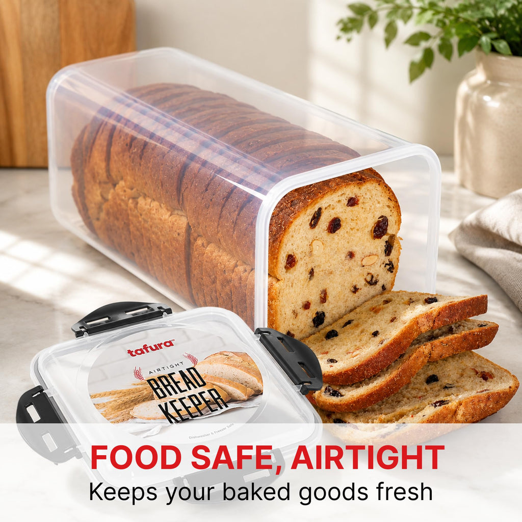 Bread Container, 5.8 L, Airtight BPA-Free Bread Storage Box