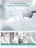 Filtered Shower Head with Handheld, High Pressure 10-Spd Detachable Chrome Showerhead with Stainless Hose