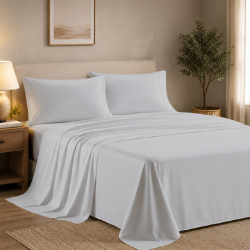 California King Sheet Sets, 400 Thread Count, Sateen, Silver