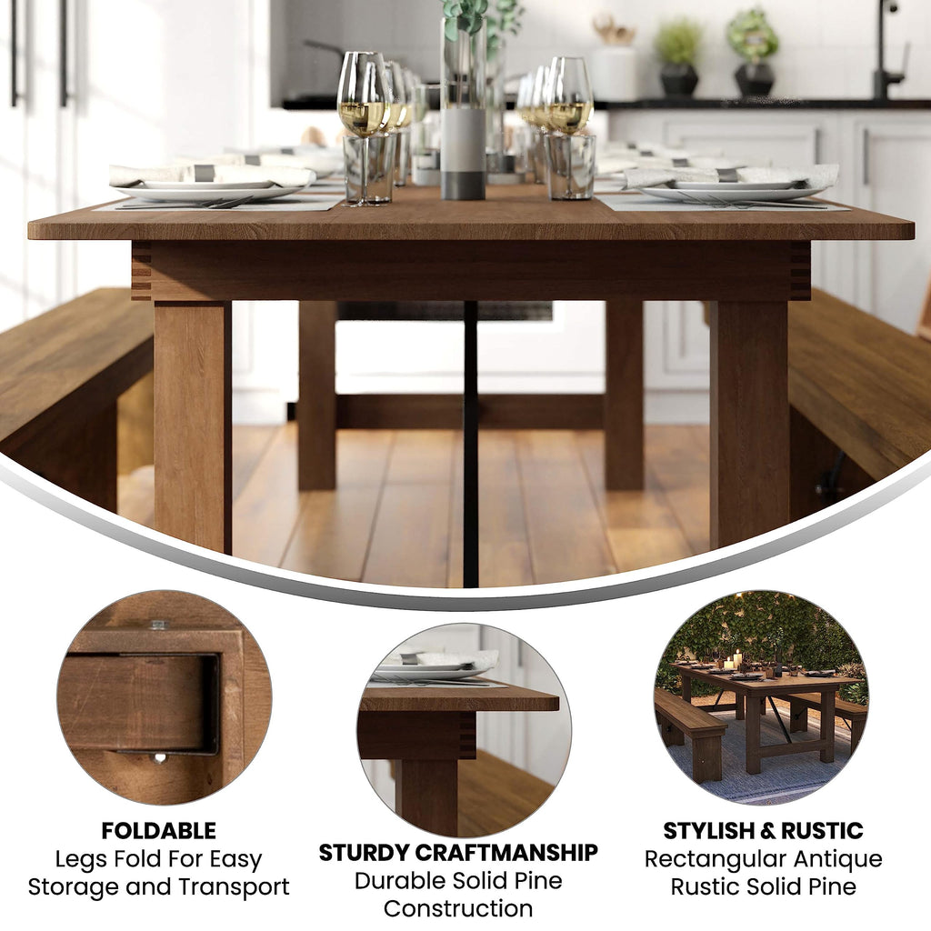 Hercules 108x40 in Folding Table