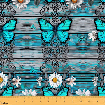 Butterfly Upholstery Fabric, 1 Yard