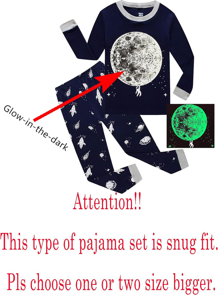 Little Big Boys Girls Pajamas Set Kids PJs 100% Cotton Sleepwear