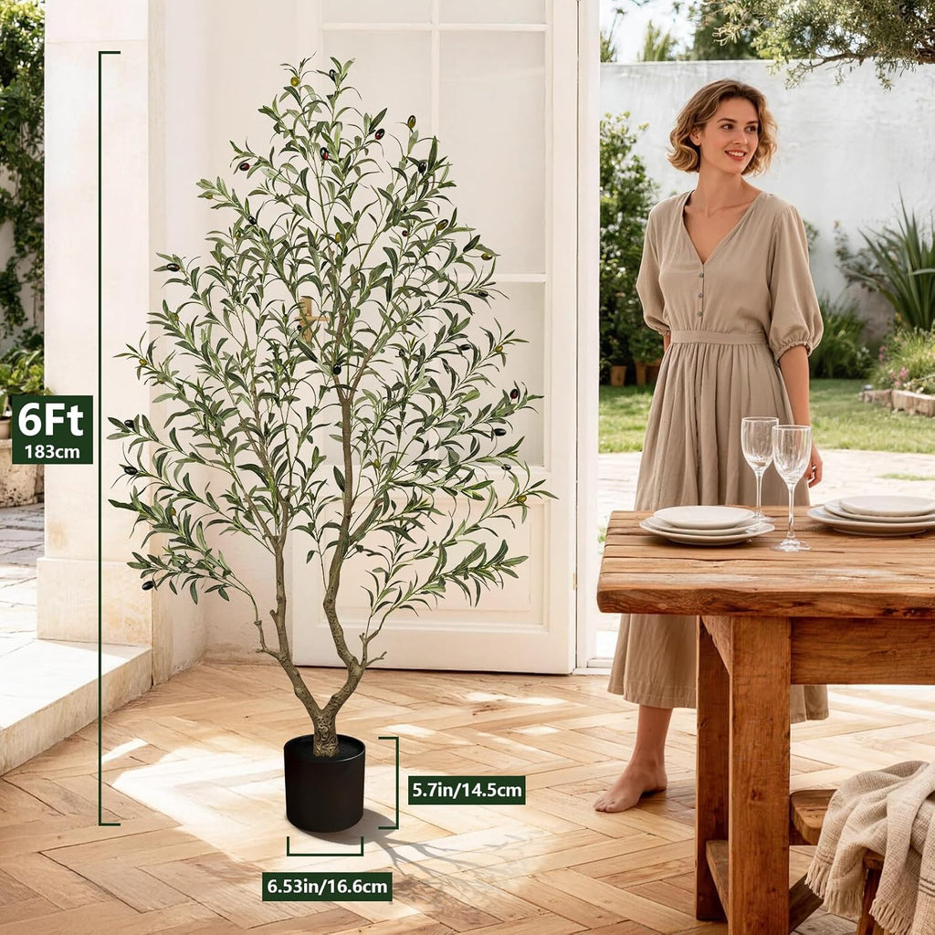 Olive Trees Artificial Indoor: 96% Lifelike - Can't Tell from 6ft