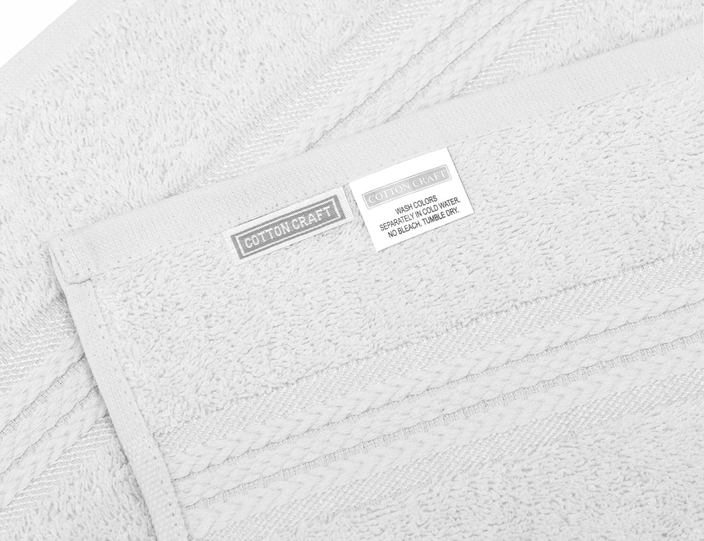Ultra Soft Bath Sheet - 2 Pack 100% Ringspun Cotton Towels | Oversized 35x70 inches White Bath Sheet Towel