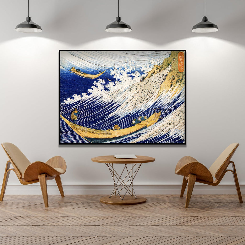 The Great Wave off Kanagawa By Katsushika Hokusai -Japanese Art Oil Painting Japanese Room Decor -Asian Art Vintage