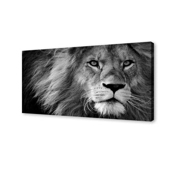Modern Giclee Canvas Prints Wall Art Stretched Artwork Black and White Lion Pictures to Photo Paintings on
