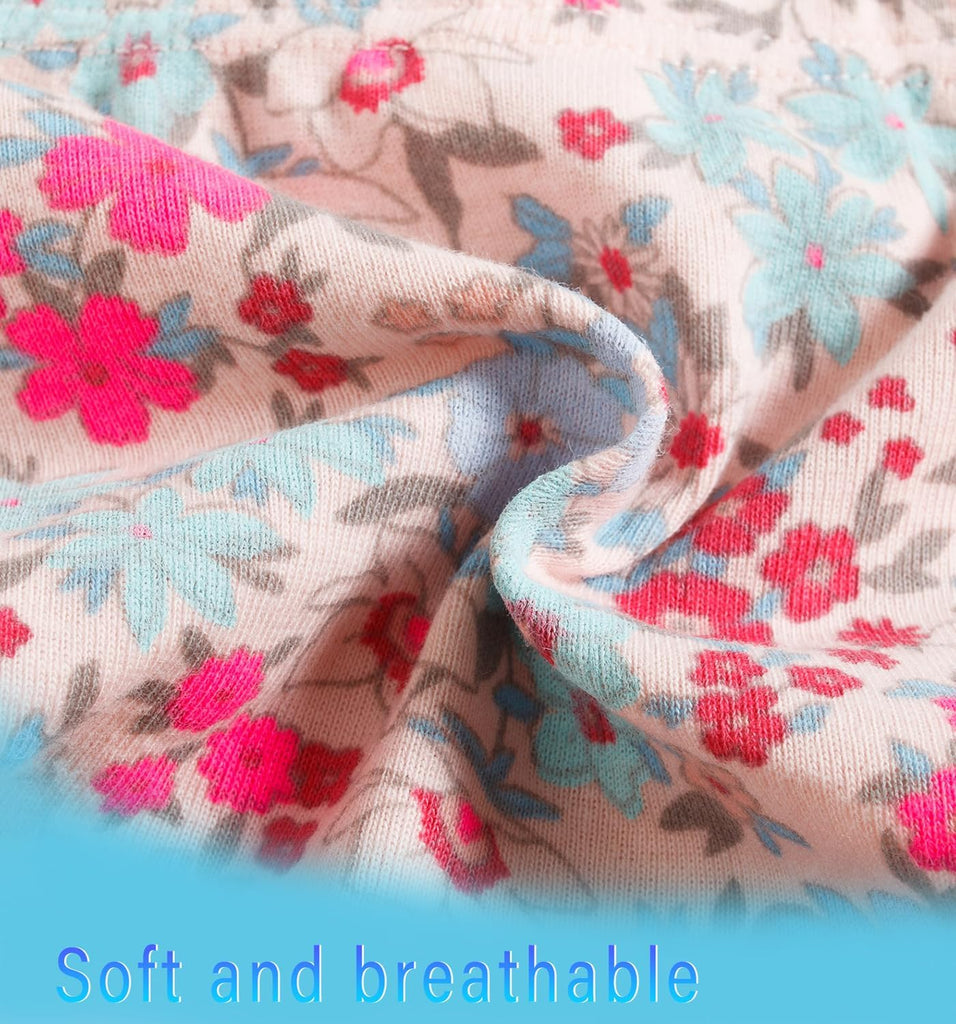Girls'Soft Cotton Boyshort Underwear Little Kids Panties