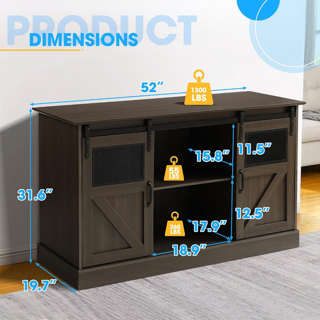 55-75 Gallon Fish Tank Stand, Heavy Duty Aquarium Stand, 1300LBS
