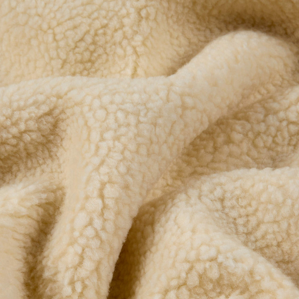 Sherpa Fur Cream, Fabric by the Yard