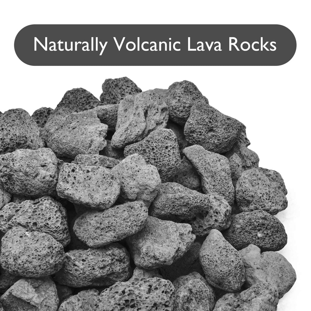 10LB Natural Lava Rocks for Fire Pit, Fire Table, Fireplace