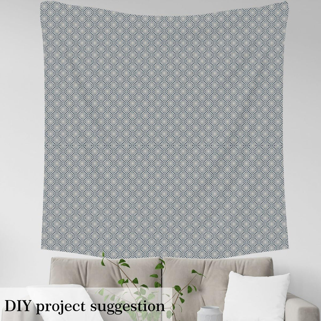 Geometric Retro Fabric By The Yard Decorative