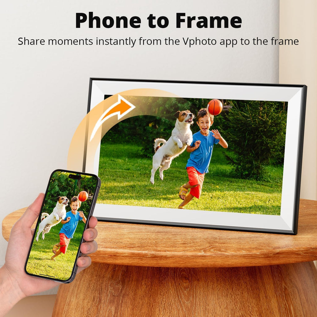 Classic 15 Digital Picture Frame, 15.6" Touchscreen