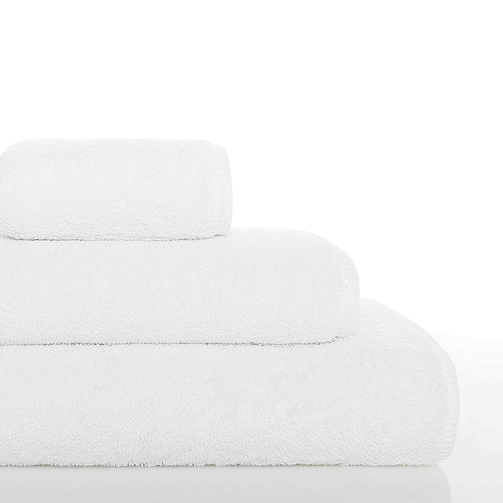 Long Double Loop Bath Towel 28" x 55" - 100% Extra Long-Staple Egyptian Cotton, 700 GSM - Elegant Solid Large Towels