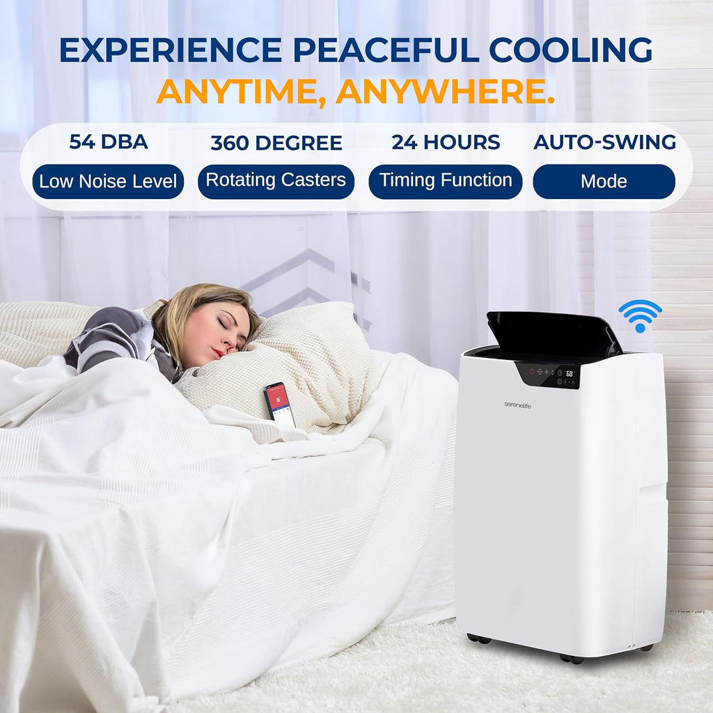 Portable Air Conditioner 12000 BTU - 4-in-1 with Heating