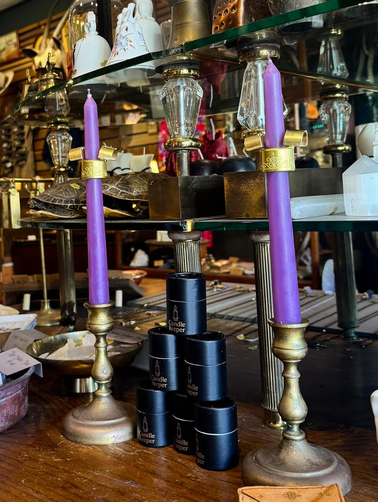 Automatic Candle Extinguisher | All-in-One Candle Snuffer & Wick Trimmer | American Solid Brass Design | Unique Gift