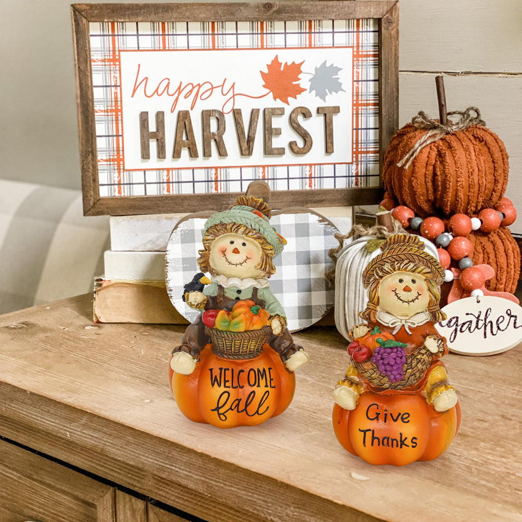 Thanksgiving Decorations, Harvest Decorations, Scarecrow for Garden Outside