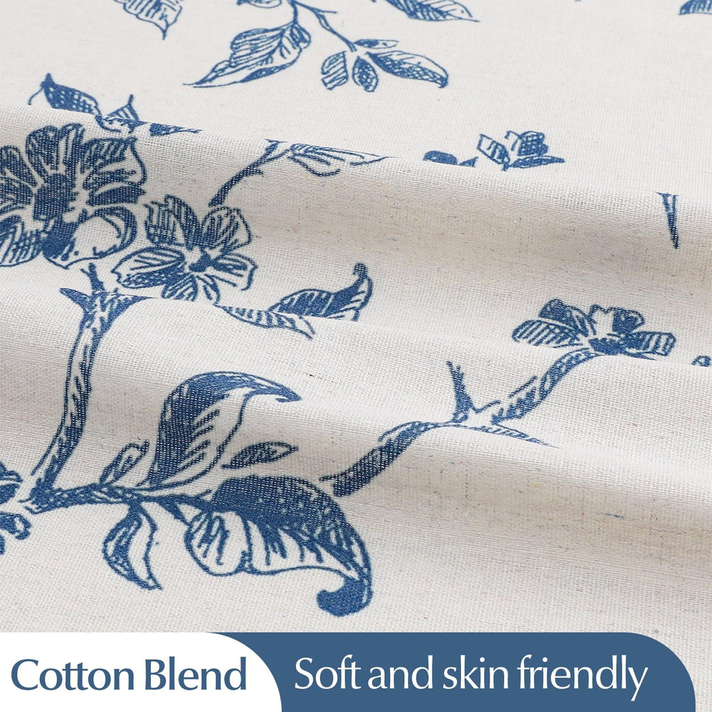 Extra Long Cotton Floral, 72 x 96