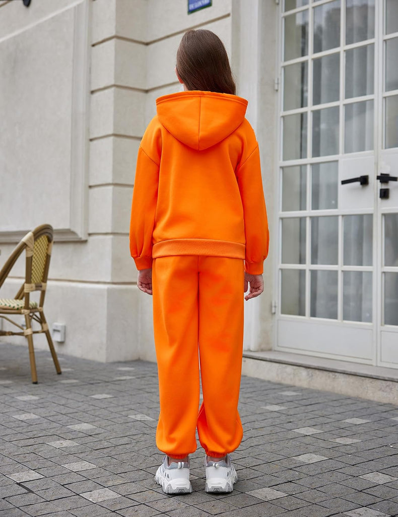 Arshinet Girls 2 Piece Outfits Oversized Sweatshirt and Sweatpant Sweatsuit