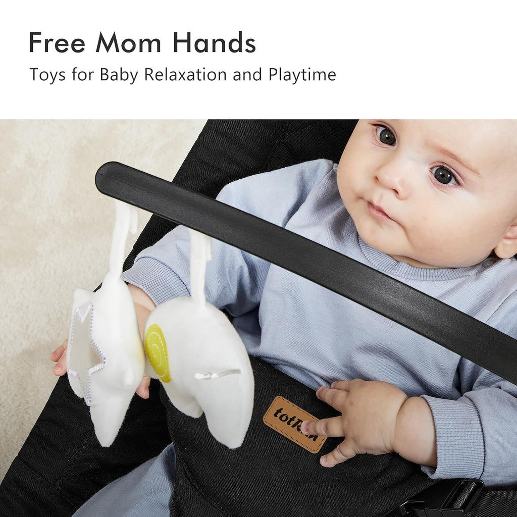 Bouncer Chair - Comfortable Support for Your Little One's Blissful Moments (Normal, Black)