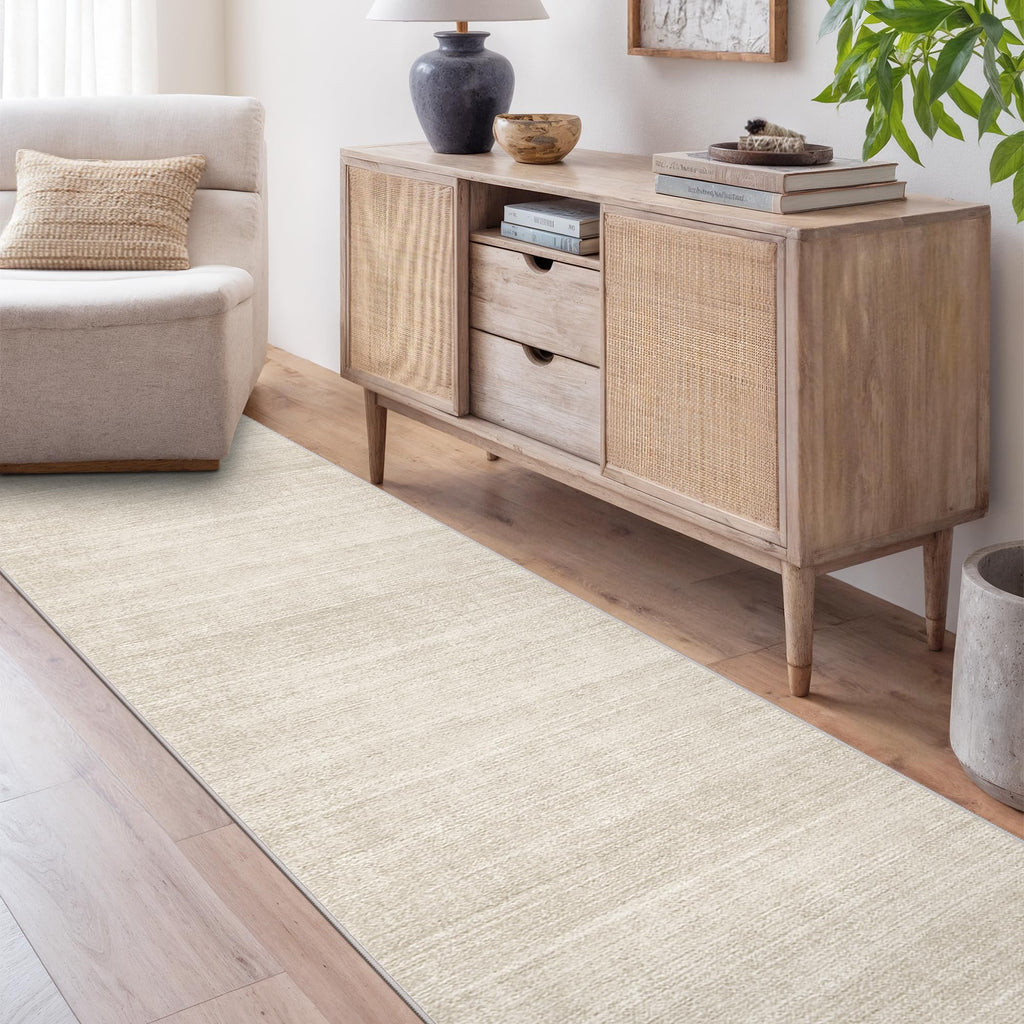 2x12 Runner Rug Non Slip, Washable Rug Runners s, Beige