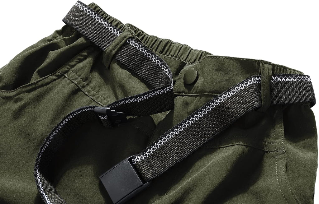 Kids Hiking Cargo Pants Convertible Zip Off