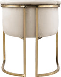Meridian Furniture 758Cream-C Tierra Collection Modern | Contemporary Upholstered Dining Chair with Luxurious Cream