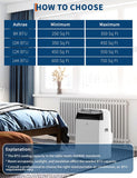 14000 BTU Portable Air Conditioner with Follow Me Function, 3-in-1 AC Includes Remote & Full Window Kit