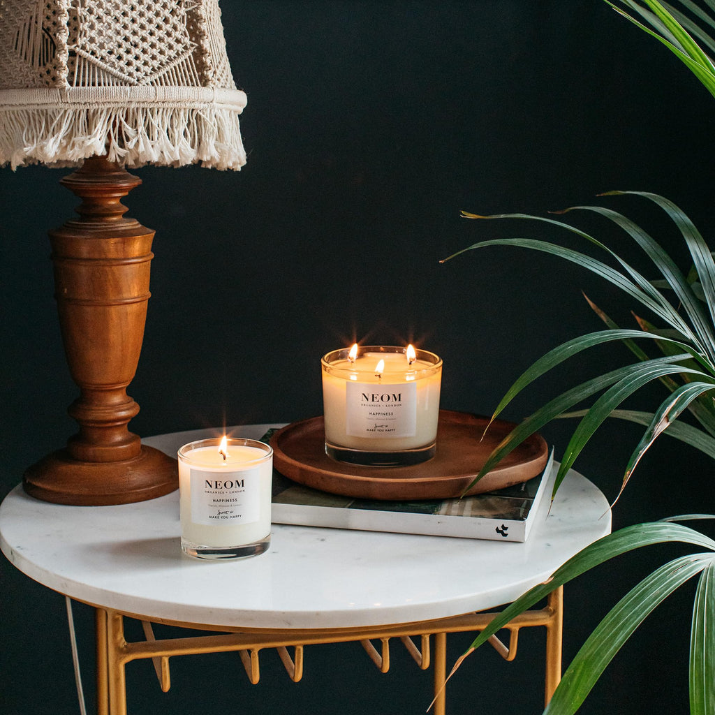 Happiness Scented Candle (3 Wick), Neroli, Mimosa & Lemon