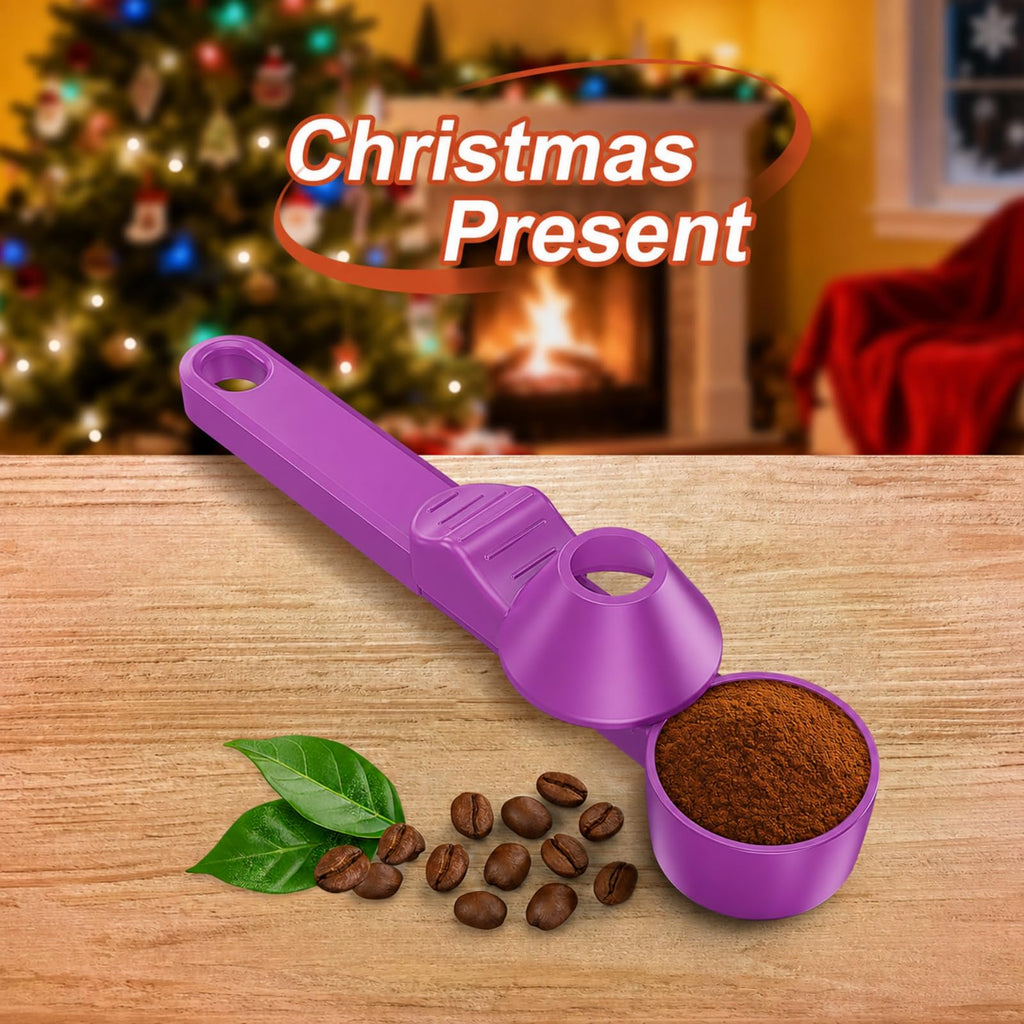 Coffee Scoop with Funnel for Ground Coffee & Protein Powder, 2 Tbsp