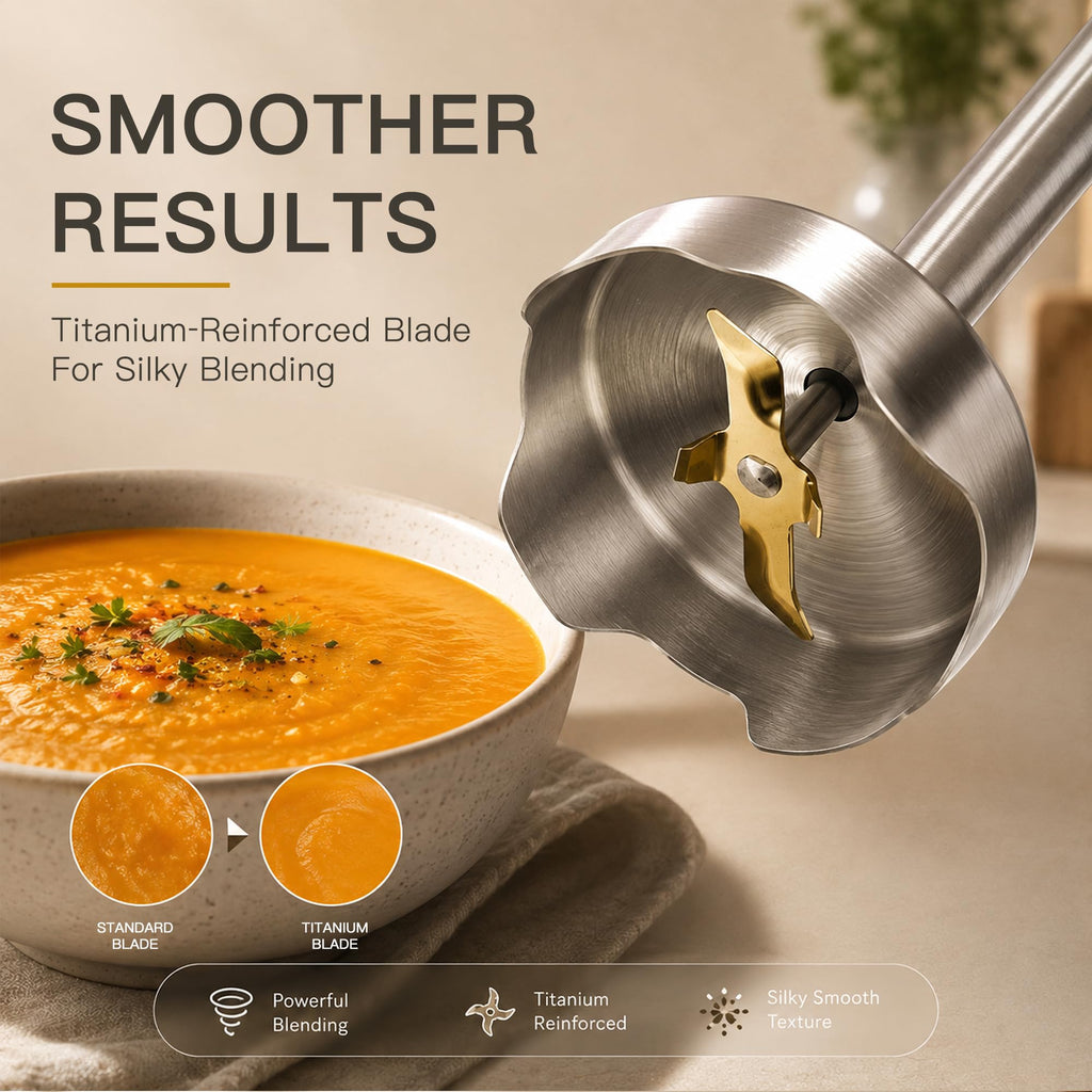 Hand Blender, 1000W Immersion Blender, 5-in-1 Multi-Function