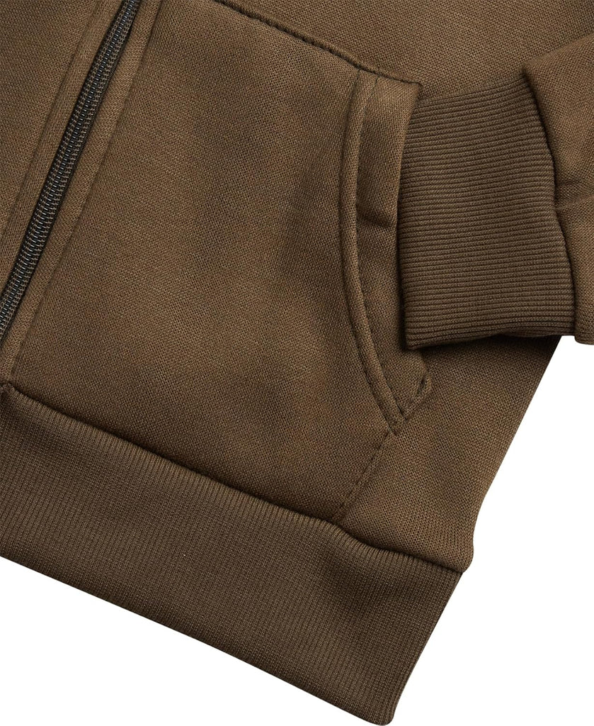 Toddler Boys 4 Piece Fleece Zip Hoodie and Jogger Tracksuit